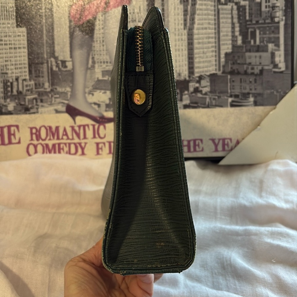 VERSACE Vintage Leather and Suede Clutch - Picture 3 of 16